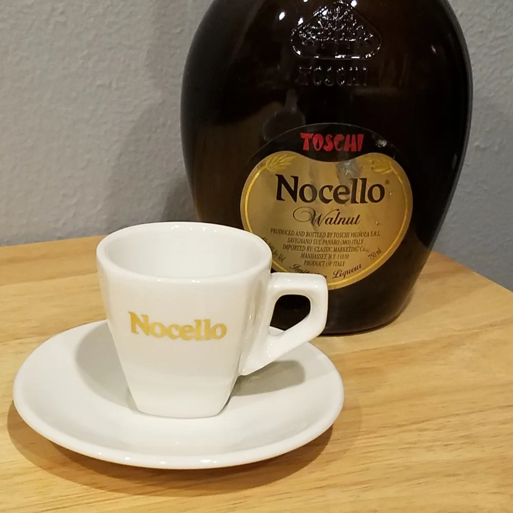 🇮🇹☕ 2 Italian Ceramic Nocello Mugs ☕🇮🇹